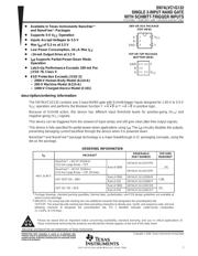 SN74LVC1G132YEPR 数据规格书 1