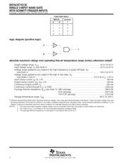 SN74LVC1G132YEPR 数据规格书 2