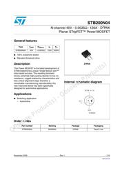 STB200N04 数据规格书 1