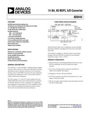 AD9444-LVDS/PCB datasheet.datasheet_page 1