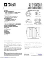 AD8054 Datenblatt PDF