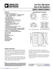 AD8052 数据手册