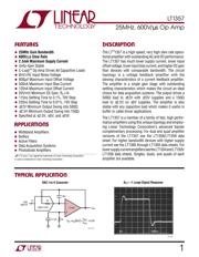 LT1357CS8 Datenblatt PDF