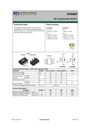 AO6604 数据规格书 1