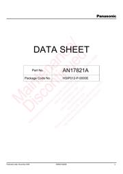AN17821A datasheet.datasheet_page 1