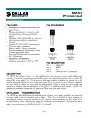 DS1233-5+ datasheet.datasheet_page 1