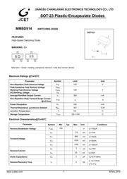 MMBD914 Datenblatt PDF