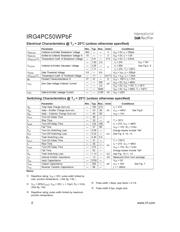 IRG4PC50WPBF 数据规格书 2