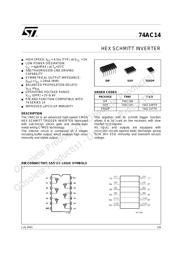 74AC14M datasheet.datasheet_page 1