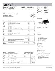 IXFB110N60P3 datasheet.datasheet_page 1