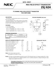 2SJ624 数据规格书 1