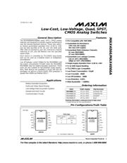 MAX4066ACSD+ 数据规格书 1