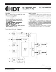 71V016SA15BFI 数据规格书 1