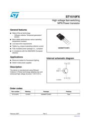 ST1510FX Datenblatt PDF