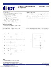 IDT74CBTLV3125 datasheet.datasheet_page 1