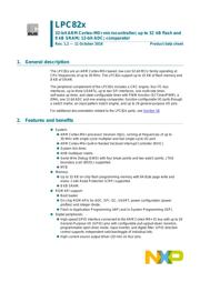 LPC824M201JDH20J Datenblatt PDF