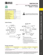 HMC554LC3BTR-R5 数据规格书 4