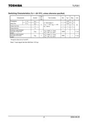 TLP 251 数据规格书 4