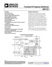 ADF4153BCPZ datasheet.datasheet_page 1