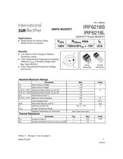 IRF6218 Datenblatt PDF