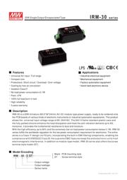 IRM-30-48 datasheet.datasheet_page 1