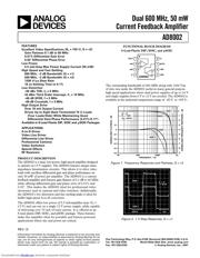 AD8002ARM-REEL datasheet.datasheet_page 1