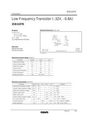 2SB1197KT146R datasheet.datasheet_page 1