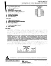 TLC5620CDR 数据规格书 1