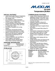 DS1920-F5 Datenblatt PDF