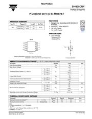 SI4835DDY-T1-GE3 数据规格书 1