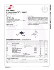 FCP104N60 datasheet.datasheet_page 1