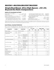 MAX999EUK+ datasheet.datasheet_page 2