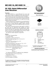 MC10E116FNR2G datasheet.datasheet_page 1