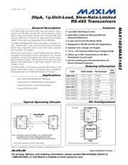 MAX1483CSA+ 数据手册