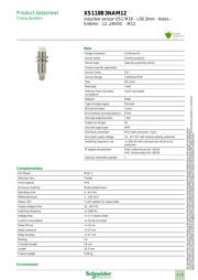 XS118B3NAM12 datasheet.datasheet_page 1
