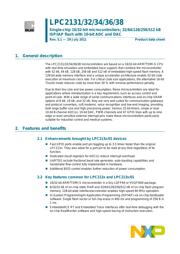 LPC2132FHN64,557 datasheet.datasheet_page 1