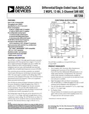 AD7266BSUZ Datenblatt PDF