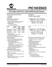 PIC16CE624-20I/SO datasheet.datasheet_page 1