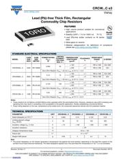 CRCW06030000Z0EBC 数据规格书 1