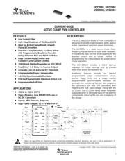 UCC2893DR Datenblatt PDF