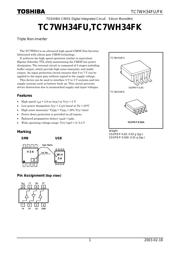 TC7WH34FK(TE85L) datasheet.datasheet_page 1