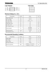 TC7WH34FK(TE85L) datasheet.datasheet_page 2