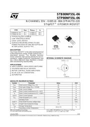 STP80NF55L-06 Datenblatt PDF