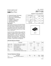 IRF7105PBF Datenblatt PDF