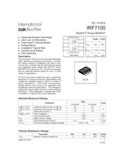 IRF7105 数据规格书 1