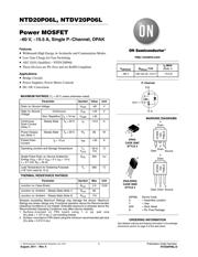 NTDV20P06LT4G 数据规格书 1