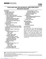 PCM2904DBR datasheet.datasheet_page 1