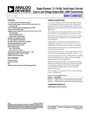 AD5412ACPZ-REEL7 Datenblatt PDF