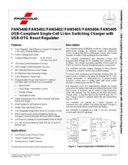 FAN5400UCX 数据规格书 1