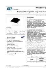 VNH3SP30 Datenblatt PDF